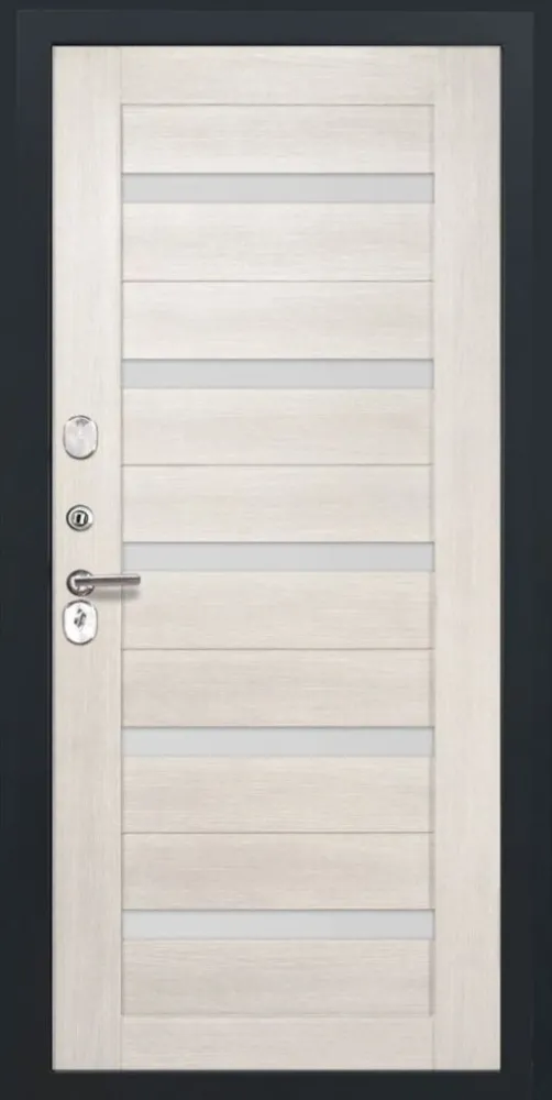 Товар Дверь ДвериПРО Л-43 СБ-1 (ст. белое, 16мм, Беленый дуб) DPRO222594