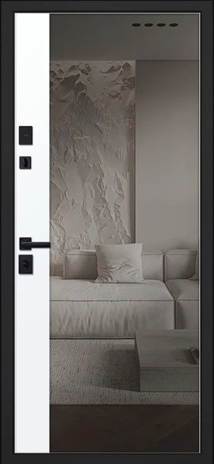 Товар Дверь Plata с зеркалом и механическим замком DIS007532